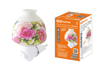 TDM Ночник-аромалампа "Прованс" керамический с выключателем, Е12, 7 Вт, 220 В SQ0357-0036