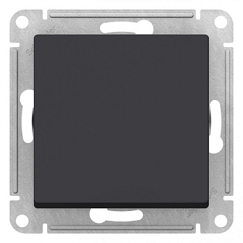 Systeme Electric AtlasDesign Aqua Карбон Переключатель 1-клавишный, сх.6, 10АХ, механизм