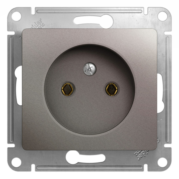 Systeme Electric Glossa Платина Розетка б/з