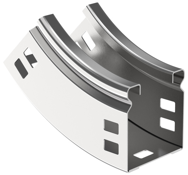 IEK ESCA Поворот плавный 45град тип В10 ESCA 50х150мм