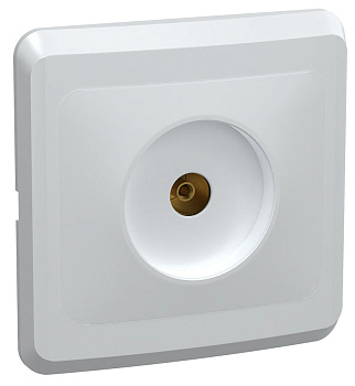 IEK VEGA РТВ10-ВБ Розетка 1-ая телевиз. TV ВЕГА белый