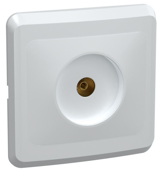 IEK VEGA РТВ10-ВБ Розетка 1-ая телевиз. TV ВЕГА белый