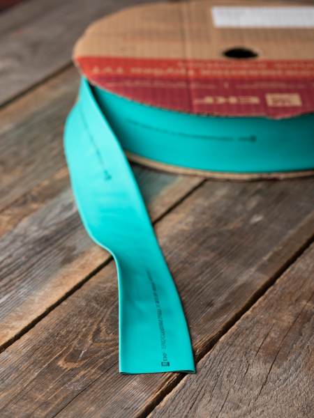 Купить EKF PROxima Термоусаживаемая трубка ТУТ нг 25/12,5 зелёная рулон