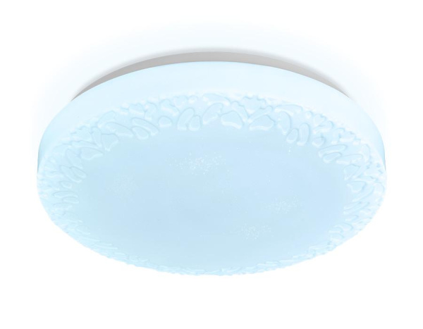 Купить Ambrella Потолочный светодиодный светильник с пультом FF22 WH белый 72W D500*85 (ПДУ ИК)