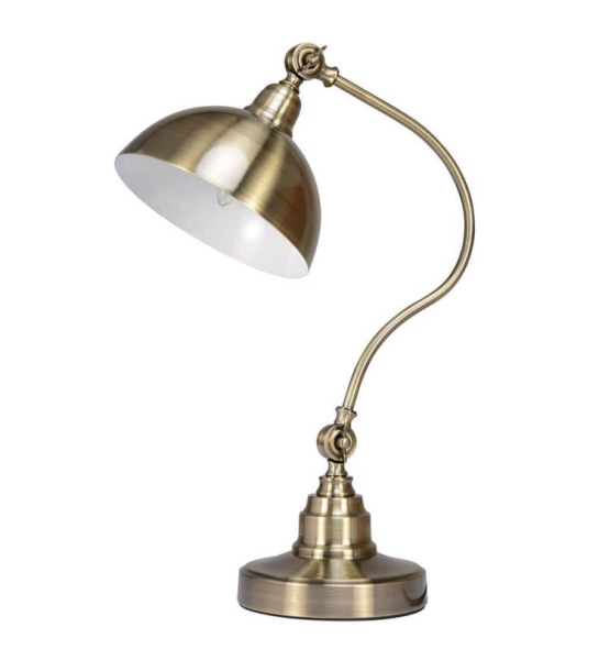 Kink Light 07082-1 Настольная лампа КАДИС бронза d35 h55 E27 1*40W