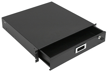 IEK ZPAS ITK Ящик выдвижной 19" 2U 460мм черн. ZP-SSB05-2U-45