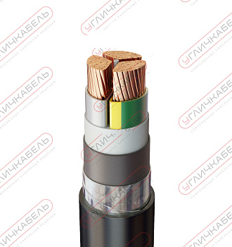 Кабель силовой бронированный ПвБШвнг(B) 3х150 мс(N,PE)-1 Угличкабель PL033131503400000000