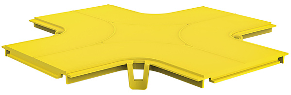 IEK ITK Крышка Х-соединителя горизонтальная опт. лотка 120мм DS-120-38344