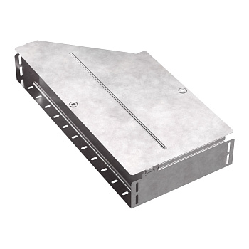 Промрукав Переходник правый с крышкой Стандарт 600х400х100 PR16.0735