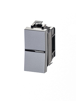 ABB NIE Zenit Серебро Переключатель 1-клавишный 1 мод 2CLA210200N1301