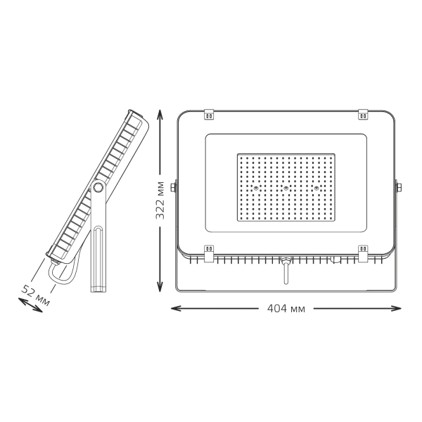 Купить Gauss Прожектор Qplus 150W 18000lm 6500K 175-265V IP65 черный LED 613100150
