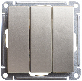 SE Wessen 59 Шампань Выключатель 3-клавишный, 10АХ VS0510-351-4-86