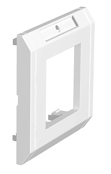 OBO Bettermann Рамка одинарная с полем д/маркировки 86x86 мм (белый) 6258034
