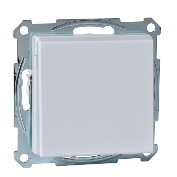 SE Merten SM Бел Актив Розетка с/з с защитными шторками с крышкой безвинт. зажим MTN2310-0325