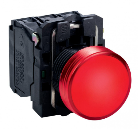 SE XB5 Лампа сигнальная красная светодиодная 24В XB5AVB4