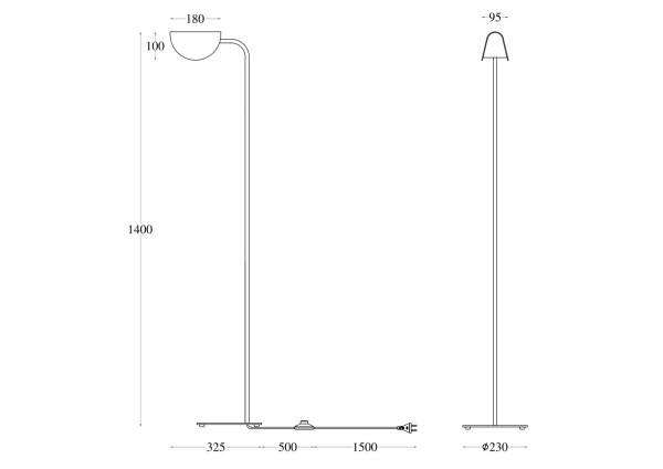 Купить Maytoni Mollis Торшер MOD126FL-01B