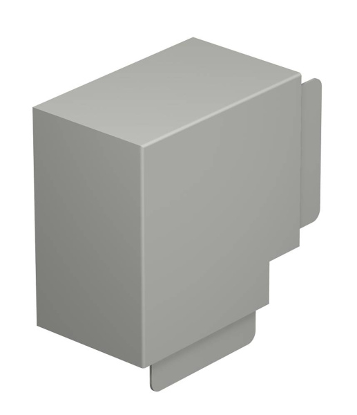 OBO Bettermann Угол плоский кабель-канала WDK 100x130 мм, ПВХ серый RAL7030 6024637