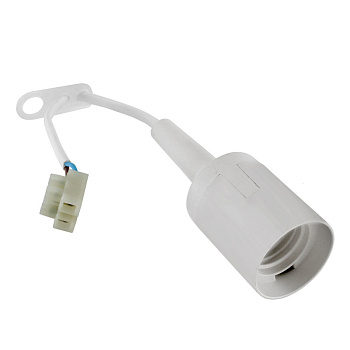 UNIVersal Патрон Е27 Бел подвесной термопластик с клеммной колодкой 4А 250В 1351