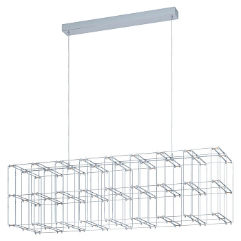 Eglo FRONTERA Подвес светодиод. с димм., 61W(LED), 1075х295, H1500, 6950lm, нерж. сталь, хром 39763