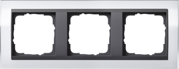 Gira Event Clear Бел/Антрацит Рамка 3-ая 0213728