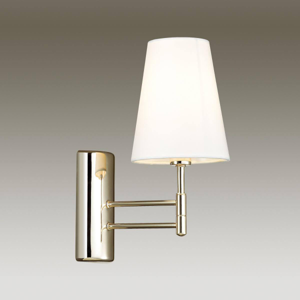 Купить Lumion 4436/1W LN20 043 золотой, белый Бра E14 1*40W 220V DORIS