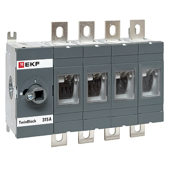 EKF Рубильник 315A 4P без рукоятки управления TwinBlock