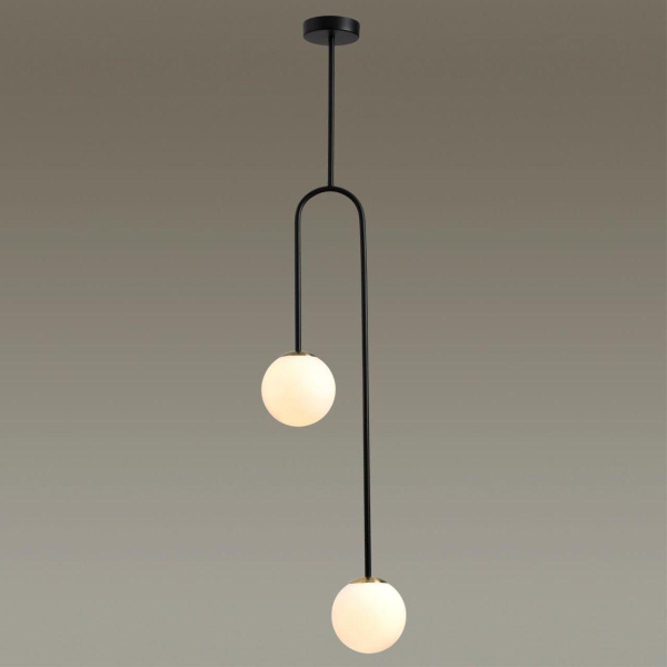 Купить Odeon Light 4340/2 L-VISION ODL22 180 черный Потолочный светильник IP20 E14*2 40W AMBI