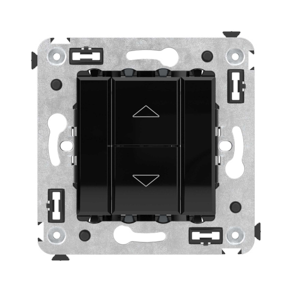 Купить DKC Механизм управления рольставней в стену, "Avanti", "Черный квадрат"