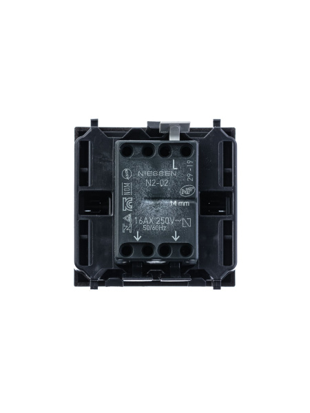 Купить ABB NIE Zenit Шампань Переключатель 1-клавишный 2 мод 2CLA220200N1901