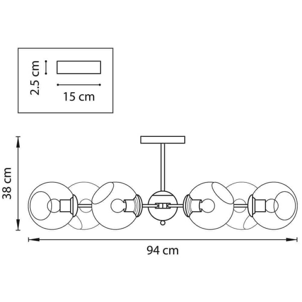 Купить Lightstar Люстра потолочная Beta Lightstar 785066