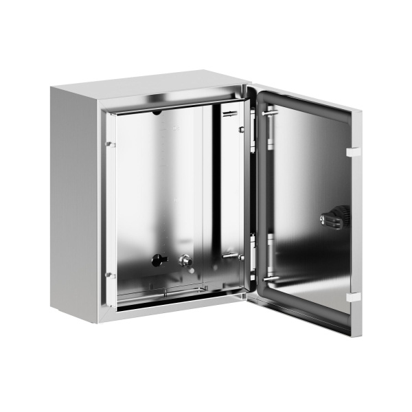 Купить DKC Корпус навесной STH с М/П из нержавеющей cтали AISI304 ВхШхГ 300x250x150 мм, с фланцем