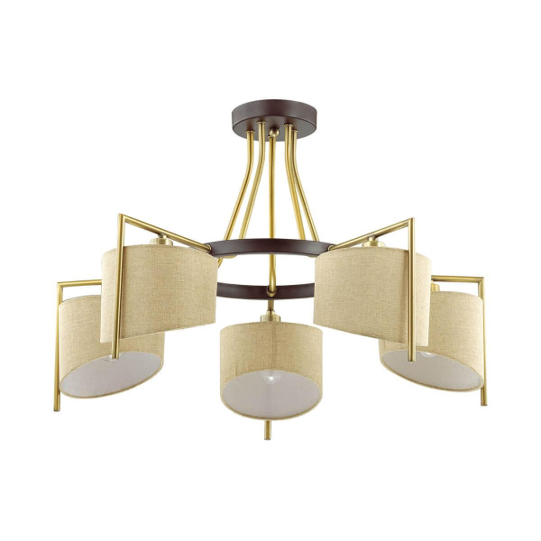 Купить Lumion 3750/5C LN19 103 коричневый Люстра потолочная E14 5*40W 220V KAREN