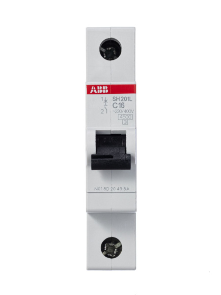ABB Выключатель автоматический 1-пол. SH201L C16 2CDS241001R0164 Купить ABB Выключатель автоматический 1-пол. SH201L C16 2CDS241001R0164
