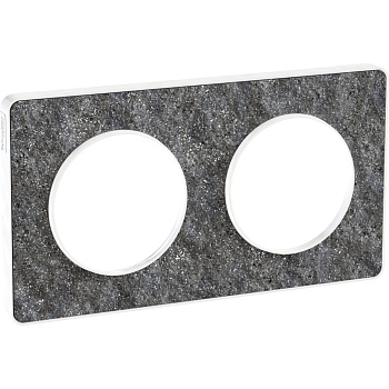 SE Odace Черный фосфор/Бел Рамка 2-ая S52P804T