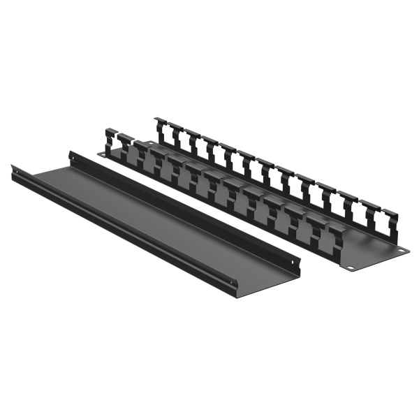 Купить DKC Кабельный органайзер с крышкой 2U, глубина 40 мм, для 19" IT-корпусов, RAL9005