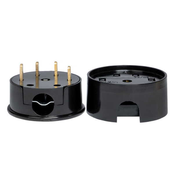 Купить EKF PROxima Разъем РШ-ВШ 32А 380В 3P+PE (ОУ) карболитовый черный