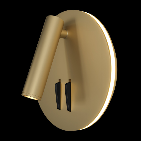 Купить Maytoni Ceiling & Wall Ios 176 Матовое Золото Бра C176-WL-01-6W-MG