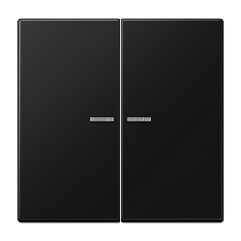 JUNG LS 990 Черный матовый Клавиша 2-ая с подсветкой LS995KO5SWM