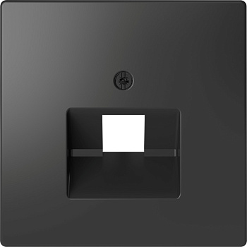 SE Merten D-Life Антрацит Накладка центральная для розетки 1-ной RJ45 MTN4521-6034