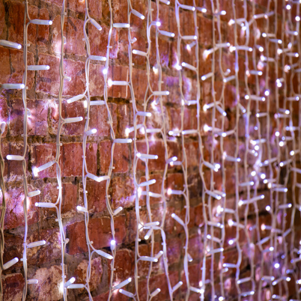 NEON-NIGHT Гирлянда "Светодиодный Дождь" 2х3м, постоянное свечение, белый провод "КАУЧУК", 230 В, диоды БЕЛЫЕ, 760 LED 237-135