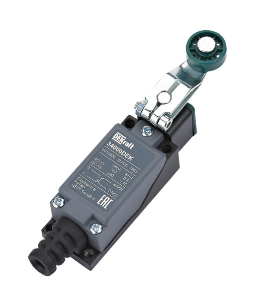 Dekraft Концевой вык. метал. 1НО1НЗ Роликовый рычаг из термопласта