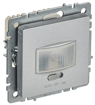 IEK BRITE BASE Алюминий Датчик движения ДС10-1-БрА