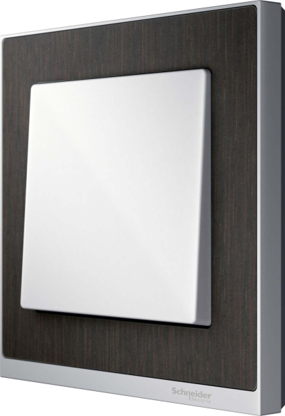 Купить SE Merten SM M-Pure Decor Венге/Алюминий Рамка 1-ая MTN4010-3671