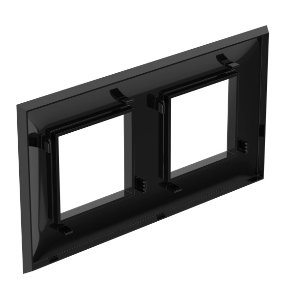 Купить DKC Рамка "Avanti", "Черный квадрат", 2 поста (4 мод.)