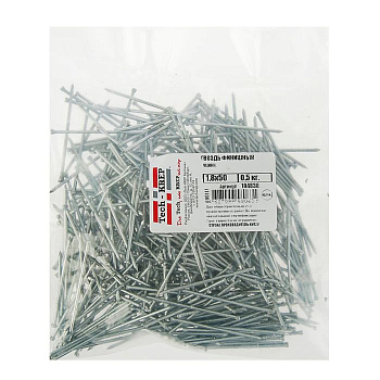 Tech-Krep Гвоздь финишный оцинк. 1,8х50 (0,5 кг) - пакет 104838