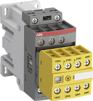 ABB Контактор AFS09Z-30-22-30 для систем безопасности, с катушкой управления 24 В DC для подключения к ПЛК 1SBL136082R3022