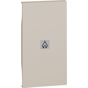 BT Living now Песочный Лицевая панель с символом нагреватель для выключ и переключ 2 мод KM01M2PN