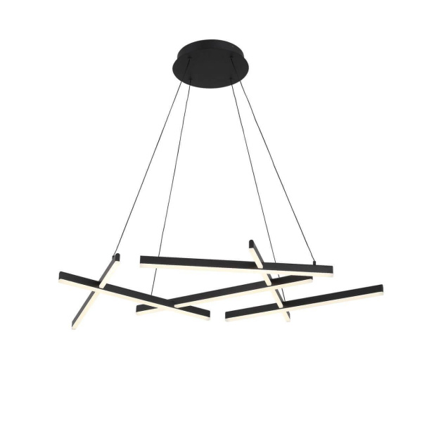 ST LUCE SL394.413.06 Люстра подвесная  Черный/Белый LED 6*13W