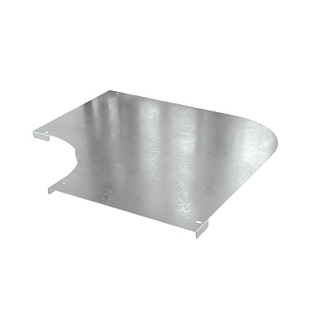 DKC Крышка на угол CPO 90 горизонтальный 90° 400, в комплекте с крепежными элементами и соединительными пластинами, необходимыми длямонтажа, горячеоци