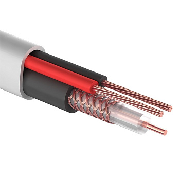 PROconnect Кабель КВК-В-2+2x0,50 мм² (Cu/Cu) белый (бухта 200 м) 01-4213